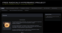 Desktop Screenshot of freeradicalshyperbaric.com